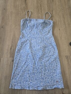 Tommy Hilfiger Blue Floral Slip Dress